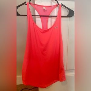 Xs under armour tank top great condition! Neon pink!